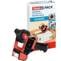 tesa Packbandabroller tesapack Classic Rot, Schwarz Kunststoff 56403