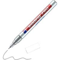 Marqueur peinture edding 780 - Pointe extra fine en métal - Argent
