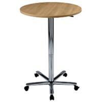 Table de conférence ronde Hammerbacher Marron 800 x 1'140 x 720 - 1'140 mm
