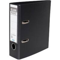 Classeur ELBA Rado A5 75 mm Noir 2 anneaux PP (Polypropylène)