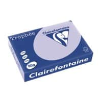 Papier couleur Clairefontaine Trophée A4 Violet pastel 80 g/m² Mat 500 Feuilles