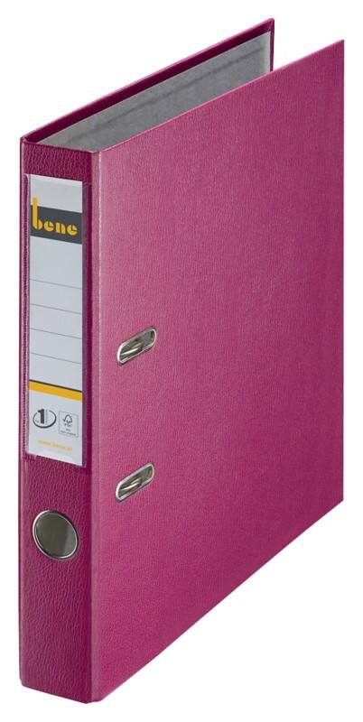 Bene No.1 Power Schmal Ordner A4 52 mm Brombeere 2 Ringe 291600 Kunststoff Hochformat