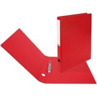 Classeur Biella 2 Anneaux 25 mm Carton A4 Rouge