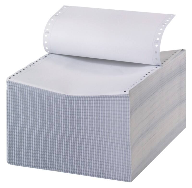 Papier listing informatique Viking A4+ Perforé 53 g/m², 56 g/m², 57 g/m² Blanc 600 Feuilles