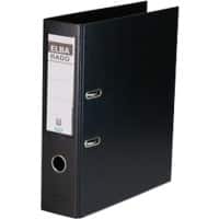 Classeur Rado Plast ELBA Rado Plast 80 mm Mat Carton/polypropylène 2 anneaux A4 Noir