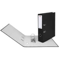 Biella Ringordner 70 mm Polyolefine-Folie 2 Ringe A4 Schwarz