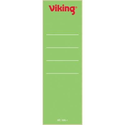 Viking Rückenschilder 60 mm x 191 mm Grün 10 Stück