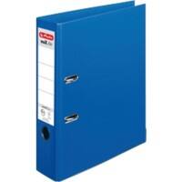herlitz maX.file Ordner DIN A4 80 mm Blau 2 Ringe Pappkarton, PP (Polypropylen) Texturiert Hochformat