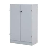 Armoire à portes battantes Hammerbacher Future Gris clair 800 x 420 x 1270 mm