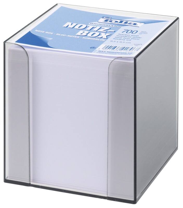 Folia Zettelbox 90 x 90 mm Plexiglas 700 Blatt