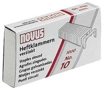 Agrafes Novus Novus Office Nr.10 Super 040-0003 Zinc Argenté 1000 Agrafes