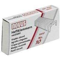 Agrafes Novus Novus Office Nr. 10 025-0290 Zinc Argenté 1 000 Agrafes