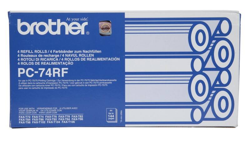 Brother Fax-Farbband 23 x 6 x 12 cm 4 Stück