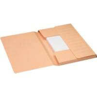 Djois Secolor 3 Flap Dokumentenmappe A4 Beige Pappkarton 270 g/m²