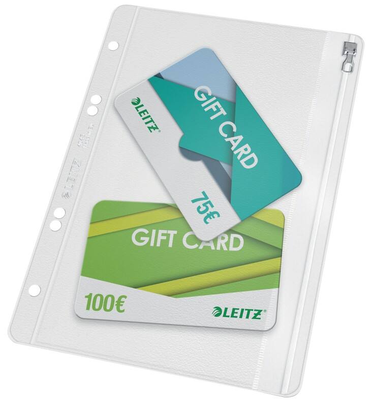 Leitz Dokumentenmappe 4040 DIN A5 Reißverschluss PVC (Polyvinylchlorid) 6 15,5 (B) x 21 (T) x 21 (H) cm Transparent