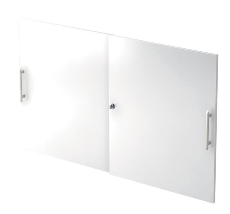 Portes d'armoire Hammerbacher Matrix Argenté 1,200 x 748 mm 2 unités