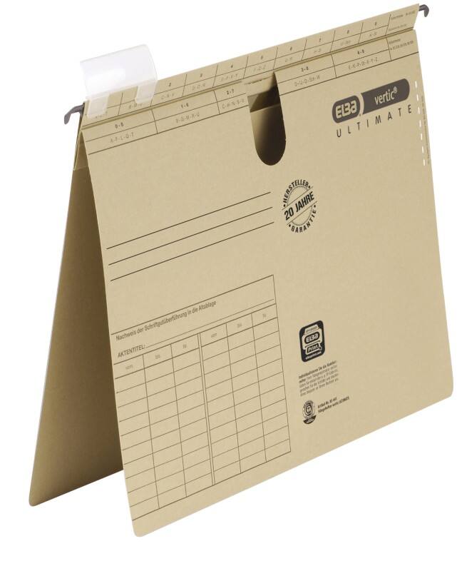 Dossiers suspendus ELBA A4 V 240 g/m² 50 Unités