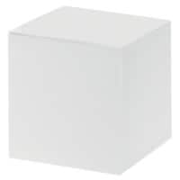 Cube notes Folia Blanc Papier sans bois 90 x 90 mm 700 Feuilles
