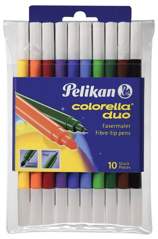 Pelikan Fasermaler Colorella Duo C407 assortiert sortiert 10 Stück