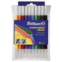 Feutre Pelikan 1 - 2 mm Moyen Assortiment C407 10 Unités