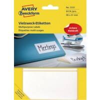 Étiquettes universelles AVERY Zweckform 3331 Blanc 98 x 51 mm 28 Feuilles de 3 Étiquettes