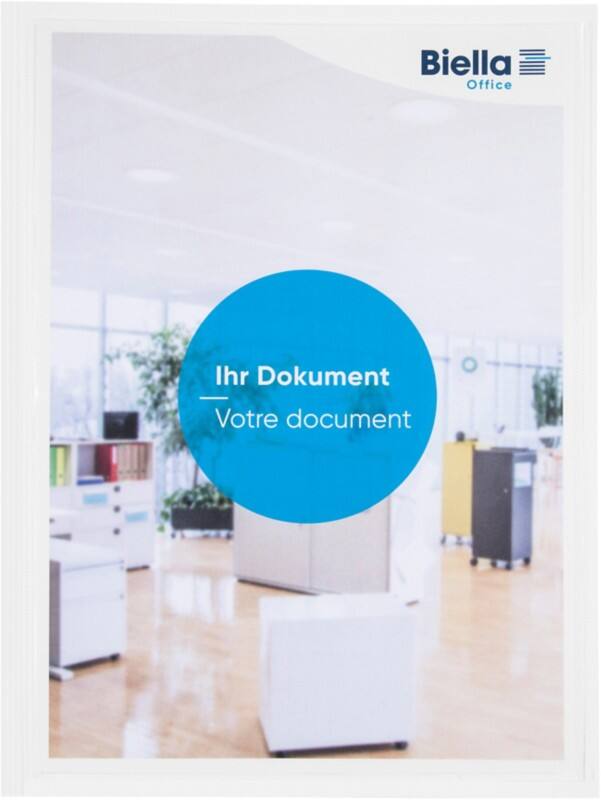 Biella Präsentationsmappe Pearl#2 DIN A4 Weiss Karton