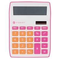 Calculatrice de bureau Foray Generation 10 chiffres Rose