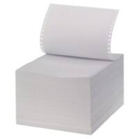 Papier listing Niceday Recyclé A4+ longitudinal 60 g/m² 305 mm (12")l x 240 mm Blanc 2000 feuilles