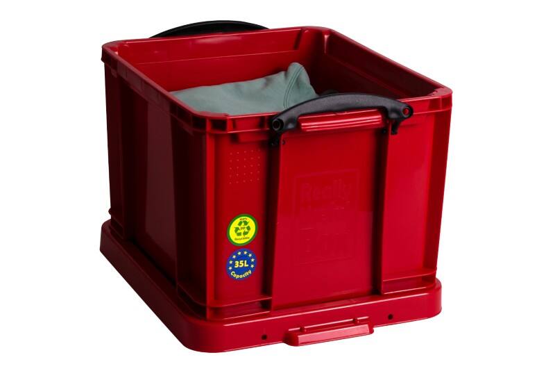 Boîte de rangement Really Useful Box Plastique 35 L Rouge 48 x 39 x 31 cm