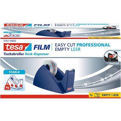 tesa Tischabroller tesafilm Easy Cut Professional Blau 19 mm (B) x 33 m (L) PS (Polystyrol)
