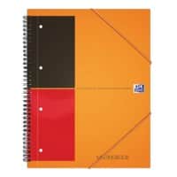 Oxford International A5+ Farbig sortiert PP Cover Meeting Book, liniert 80 Blatt