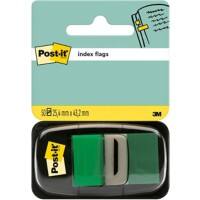 Index adhésifs Post-it Vert 25,4 x 43,2 mm 50 Bandes