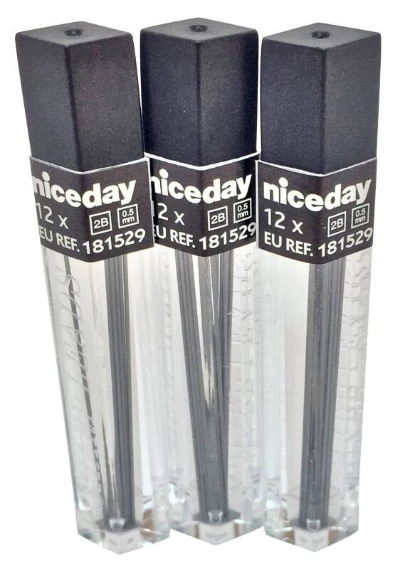 Recharges pour porte-mines Pentel Super Hi-Polymer 12 Unités