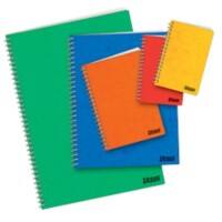 Cahier Ursus Style A6 Quadrillé Reliure à spirale Carton pressé Assortiment Sans perforation 96 pages 48 feuilles 10 unités