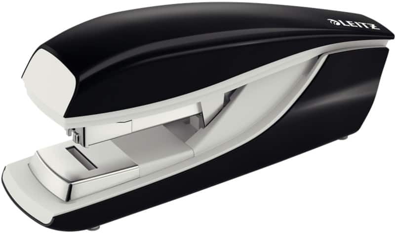 Agrafeuse Leitz NeXXt 5523 Demi bande 40 Feuilles Noir 24/8, 26/8 Métal, Plastique