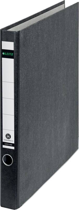 Classeur Leitz Soft Click 20 mm Carton, PP (Polypropylène) A4 2 Anneaux Noir