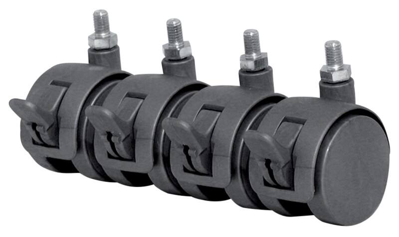 Roullettes doubles Kerkmann avec blocage 4 Unités