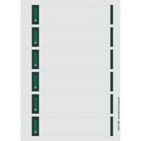Leitz PC-beschriftbare Selbstklebende Rückenschilder 1686 Für Leitz 1050 Qualitäts-Ordner Hellgrau 39 x 192 mm 150 Stück