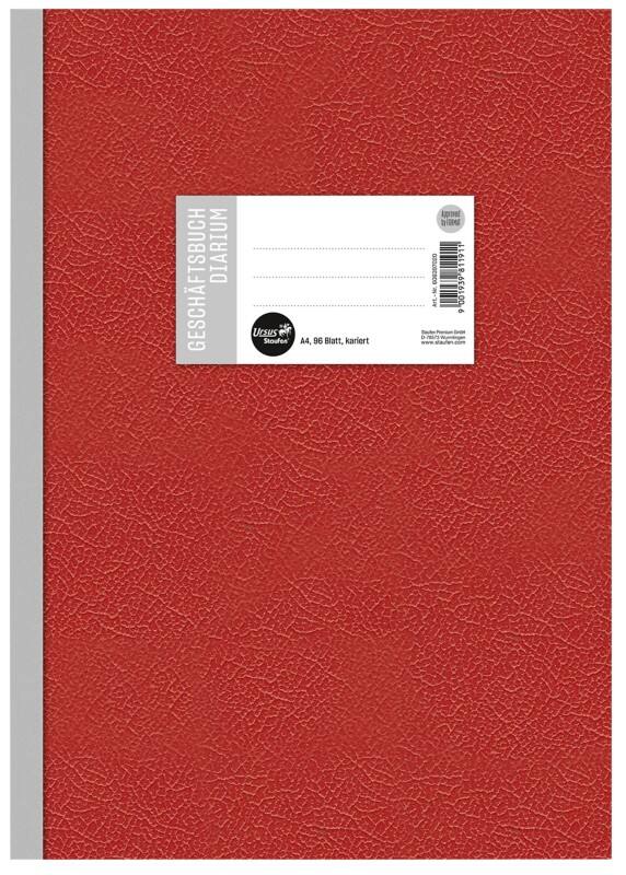 Bloc-notes Ursus Style A4 Quadrillé Carton Blanc 96 pages 48 feuilles