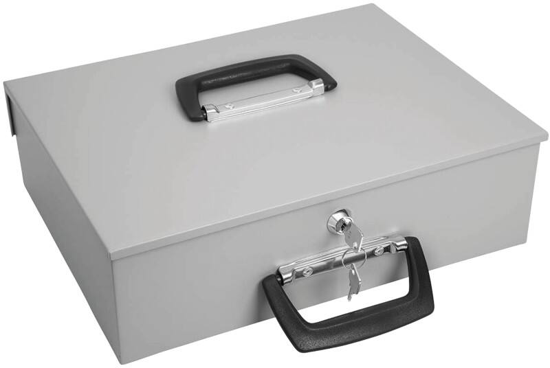 WEDO Geldkassette Universa Grau 355 x 275 x 115 mm