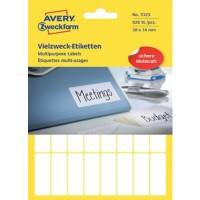 AVERY Zweckform Universaletiketten 3323 Weiss 38 x 14 mm 29 Blatt à 32 Etiketten