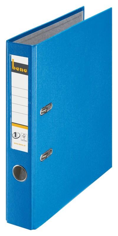 Bene No.1 Power Ordner Schmal A4 52 mm Blau 2 Ringe 291600 Kunststoff Hochformat