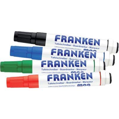 Franken Whiteboard-Marker Farbig assortiert 4 Stück