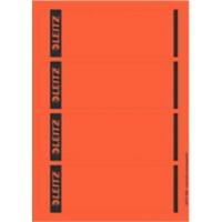 Leitz PC-beschriftbare Selbstklebende Rückenschilder 1685 Für Leitz 1080 Qualitäts-Ordner Rot 62 x 192 mm 100 Stück