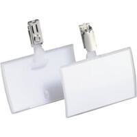 DURABLE Click-Fold Namensschilder Clip 9 x 0,64 x 5,4 cm PP (Polypropylen) 25 Stück