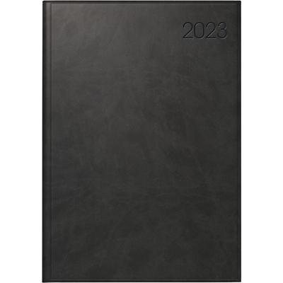 Simplex Geschäftsbuchkalender 1 Woche auf 2 Seiten 2022 Schwarz
