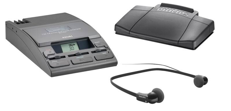 Système de transcription de bureau Philips LFH0720T Noir