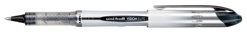 Stylo roller uni-ball Vision Elite UB-200 Non rétractable Noir 0,6 mm Extra large Rollerball Rechargeable