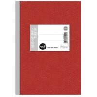 Ursus Style Geschäftsbuch Diarium A5 96 Blatt 70g/qm 5mm kariert Rot