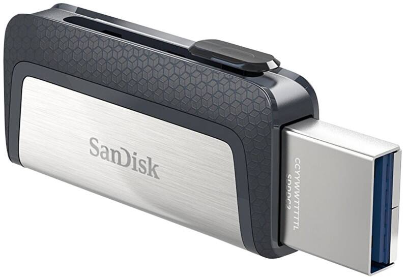 SanDisk USB 3.1 USB-Stick Ultra Dual 32 GB Schwarz, Silber